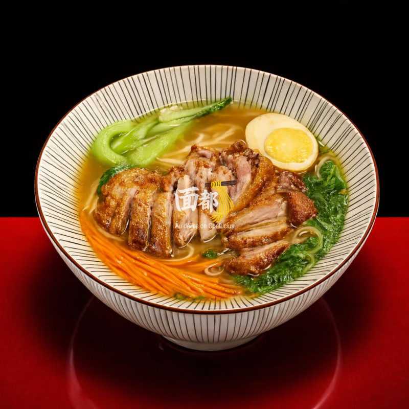 Soupe de nouilles au canard laqué